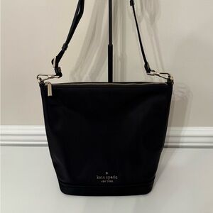Kate Spade Black Chelsea Large Duffle Crossbody Bag